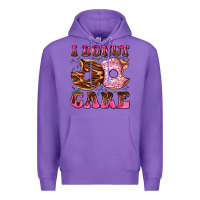 Purple i donut care Premium Hoodie - AdoDesignShop