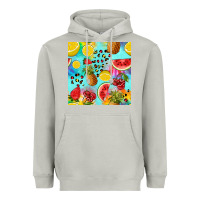 Moon Dust fruits tie dye seamless pattern Heavyweight Hoodie - Zillion Design Studio