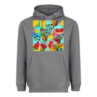 Storm fruits tie dye seamless pattern Heavyweight Hoodie - Zillion Design Studio