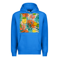 True Royal pineapple and lemon seamless pattern Premium Hoodie - BundleAndBundleShop