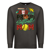 Smoke loud and proud softball mom Premium Sweatshirt - Zillion Design Studio