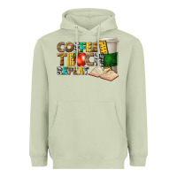 Matcha coffee teach repeat Heavyweight Hoodie - texasbilliewilder