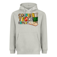 Moon Dust coffee teach repeat Heavyweight Hoodie - texasbilliewilder