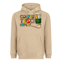 Mushroom coffee teach repeat Heavyweight Hoodie - texasbilliewilder