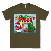 Army Green christmas vibes only tumbler Classic Tee - BundleAndBundleShop