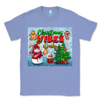 Colony Blue christmas vibes only tumbler Classic Tee - BundleAndBundleShop