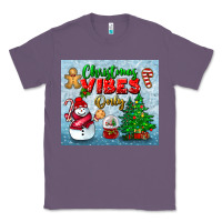 Lavender christmas vibes only tumbler Classic Tee - BundleAndBundleShop