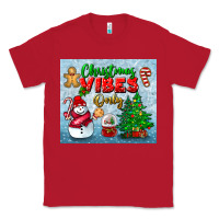 Red christmas vibes only tumbler Classic Tee - BundleAndBundleShop