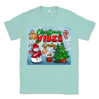 Seafoam christmas vibes only tumbler Classic Tee - BundleAndBundleShop