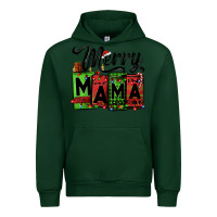 Forest Green merry mama Christmas Urban Hoodie - Jasminsmagicworld