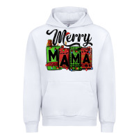 White merry mama Christmas Urban Hoodie - Jasminsmagicworld
