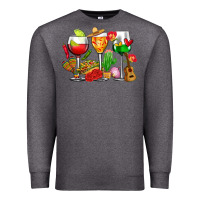 Charcoal Heather mexico wine glasses cups Premium Sweatshirt - CTS Tumbler Store