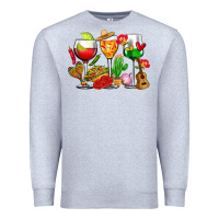 Heather Grey mexico wine glasses cups Premium Sweatshirt - CTS Tumbler Store