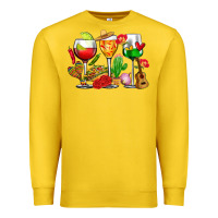 Lemon mexico wine glasses cups Premium Sweatshirt - CTS Tumbler Store