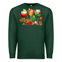 Sports Green mexico wine glasses cups Premium Sweatshirt - CTS Tumbler Store