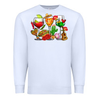 White mexico wine glasses cups Premium Sweatshirt - CTS Tumbler Store