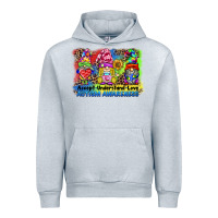 Heather Grey accept understand love autism awareness western background Urban Hoodie - BarkalooDesign