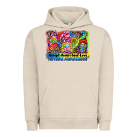 Pigment French Oak accept understand love autism awareness western background Urban Hoodie - BarkalooDesign