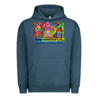 Pigment Midnight Navy accept understand love autism awareness western background Urban Hoodie - BarkalooDesign