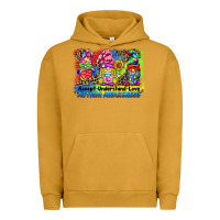 Pigment Peanut Butter accept understand love autism awareness western background Urban Hoodie - BarkalooDesign