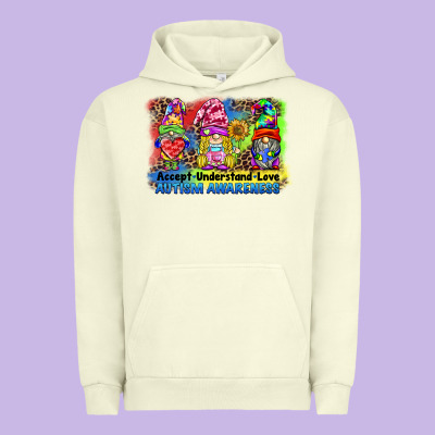 Accept Understand Love Autism Awareness Western Background Urban Hoodie Designed By Barkaloodesign