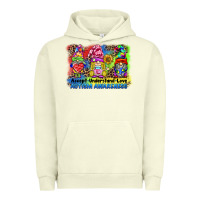 Pigment Pistachio accept understand love autism awareness western background Urban Hoodie - BarkalooDesign