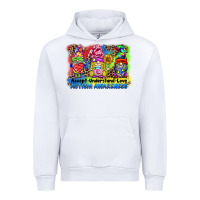 White accept understand love autism awareness western background Urban Hoodie - BarkalooDesign