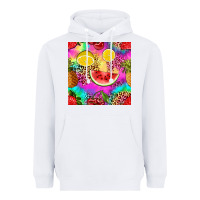 White fruits leopard tie dye seamless pattern Heavyweight Hoodie - Zillion Design Studio