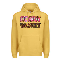 Antique Gold donut worry with donut Premium Hoodie - AdoDesignShop