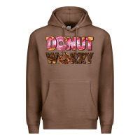 Chestnut donut worry with donut Premium Hoodie - AdoDesignShop