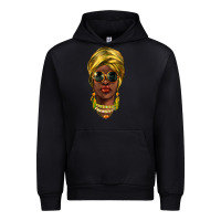 Black african woman Urban Hoodie - NancyCooperArtShop