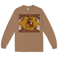 Toasted Coconut horse Long Sleeve Tee - BarkalooDesign