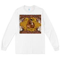 White horse Long Sleeve Tee - BarkalooDesign