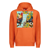 Carrot western rooster seamless pattern Premium Hoodie - BundleAndBundleShop