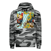 Western Rooster Seamless Pattern Premium Hoodie | Teevron