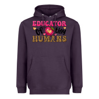 Plum educator of tiny humans Heavyweight Hoodie - texasbilliewilder
