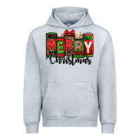Heather Grey merry christmas license plate letters Urban Hoodie - Jasminsmagicworld