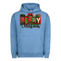 Pigment Pebble Blue merry christmas license plate letters Urban Hoodie - Jasminsmagicworld