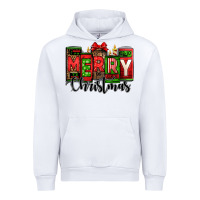 White merry christmas license plate letters Urban Hoodie - Jasminsmagicworld