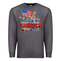 Charcoal Heather made in america Premium Sweatshirt - Zillion Design Studio