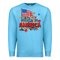 Ocean Blue made in america Premium Sweatshirt - Zillion Design Studio