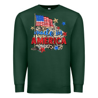 Sports Green made in america Premium Sweatshirt - Zillion Design Studio