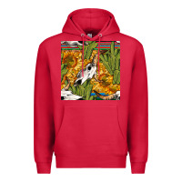 Cardinal western bull skull seamless pattern Premium Hoodie - BundleAndBundleShop