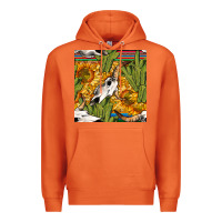 Carrot western bull skull seamless pattern Premium Hoodie - BundleAndBundleShop