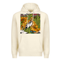 Sandshell western bull skull seamless pattern Premium Hoodie - BundleAndBundleShop