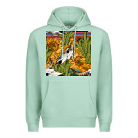 Western Bull Skull Seamless Pattern Premium Hoodie | Teevron