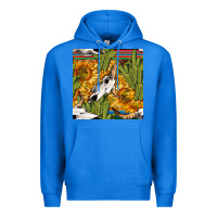 True Royal western bull skull seamless pattern Premium Hoodie - BundleAndBundleShop