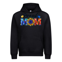 Black proud mom autism Urban Hoodie - BarkalooDesign