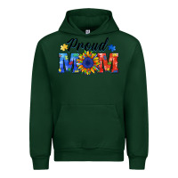 Forest Green proud mom autism Urban Hoodie - BarkalooDesign
