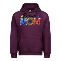 Mauve Wine proud mom autism Urban Hoodie - BarkalooDesign